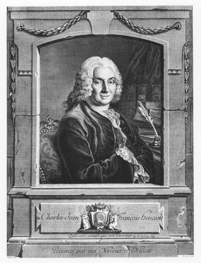 Ritratto di Charles Jean François Hénault da Pierre Etienne Moitte