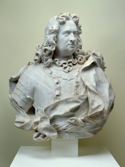 Busto del Conte Karl di Hessen-Kassel, 1714 da Pierre Etienne Monnot