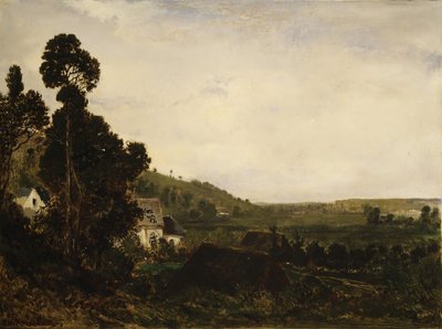 Una vecchia cappella in una valle, ca. 1835 da Pierre Etienne Theodore Rousseau
