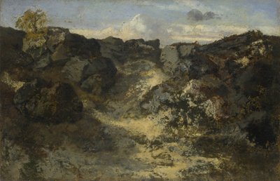 Paesaggio roccioso da Pierre Etienne Theodore Rousseau
