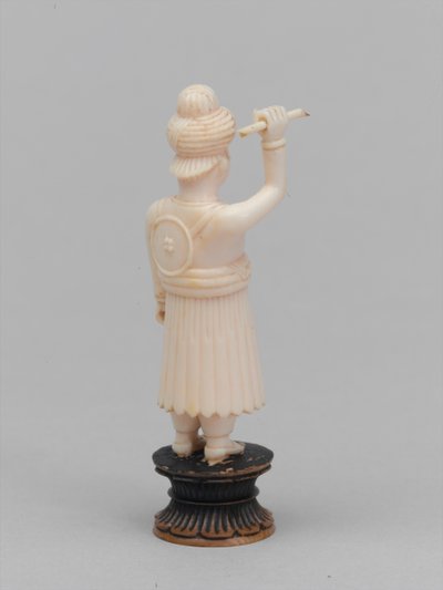 Pedone nero, pezzo degli scacchi, India da Pierre Eugene (after) Grandsire