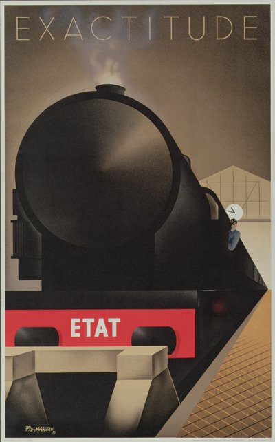 La vita della ferrovia da Pierre Felix Fix Masseau