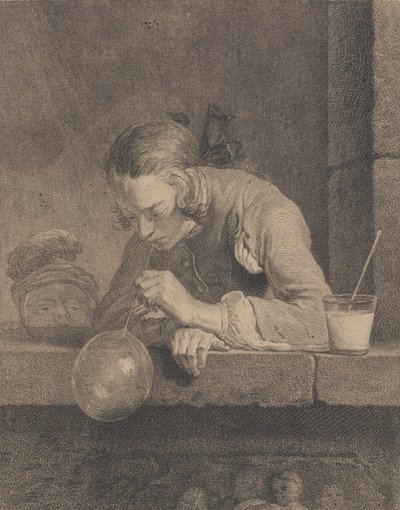 Bolle di sapone, 1739 da Pierre Filloeul