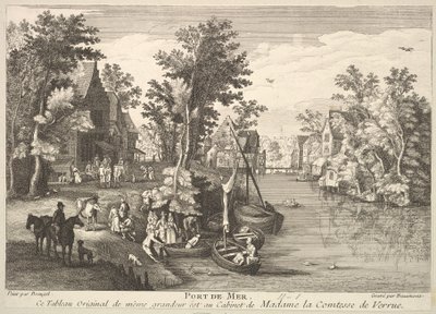 Porto marittimo da Pierre Francois Beaumont