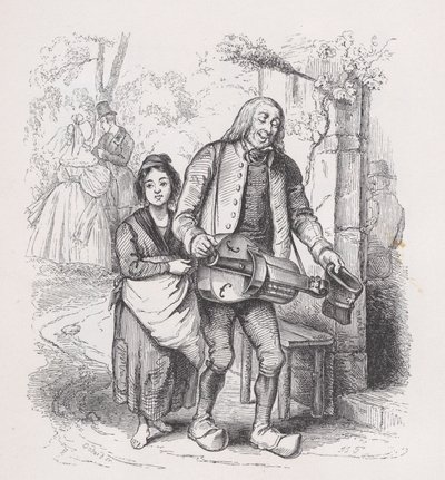Il cieco di Bagnolet da Le opere complete di Béranger da Pierre Francois Godard