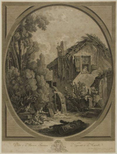 Paesaggio con mulino a vento da Pierre Francois Laurent