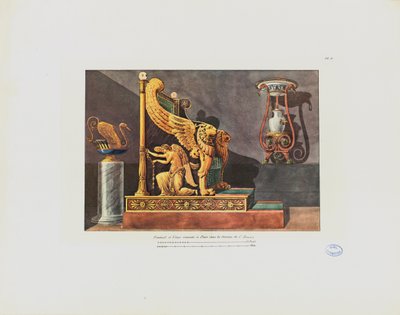 Poltrona e vaso nella casa di C.D., da 