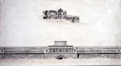 Progetto per un Palazzo Neoclassico da Pierre Francois Leonard Fontaine