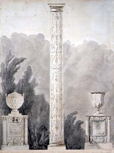 Progetti per monumenti neoclassici da Pierre Francois Leonard Fontaine