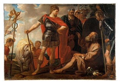 Alessandro e Diogene da Pierre François Antoine de Goesin