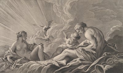 Amore istruito da Mercurio, XVIII secolo da Pierre François Basan