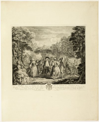 Il carnevale del Parnaso da Pierre François Basan