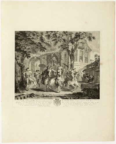 La sala da ballo da Pierre François Basan