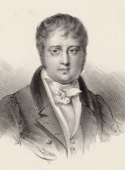 Ritratto del compositore Nicolò Isouard da Pierre François Ducarme
