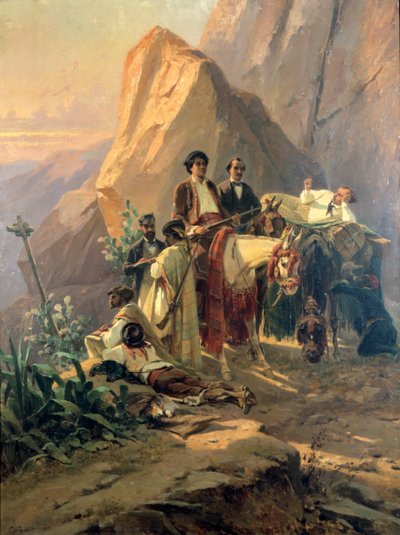 Memorie del viaggio da Parigi a Cadice - Alexandre Dumas Padre in Spagna, 1830 da Pierre François Eugène Giraud