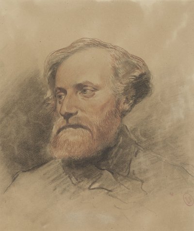 Ritratto del pittore Alexandre Gabriel Decamps da Pierre François Eugène Giraud