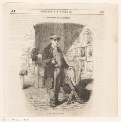 Mercante di stampe da Pierre François Godard (II)
