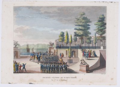 Il colpo di stato del 18 Fruttidoro, Anno V, 1804 da Pierre Gabriel Berthault