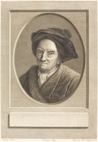 Fontenelle da Pierre Gabriel Langlois after Guillaume Voiriot after Jean Jacques Forty