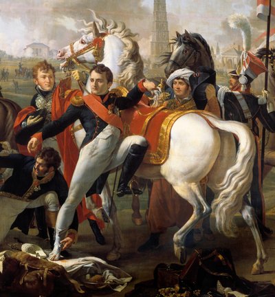 Napoleone I, ferito davanti a Ratisbona, viene curato dal chirurgo Yvan, 23 aprile da Pierre Gautherot