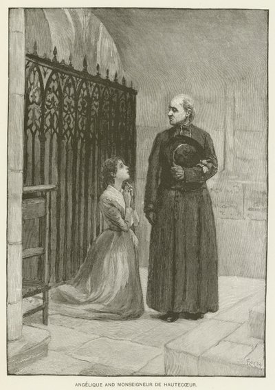 Angelique e Monseigneur de Hautecoeur da Pierre Georges Jeanniot