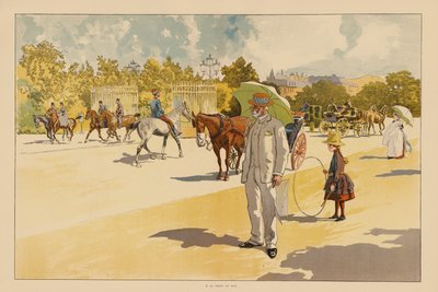Alla porta del Bois de Boulogne, Parigi da Pierre Georges Jeanniot
