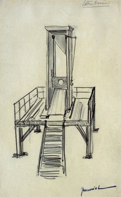 Ghigliottina da Pierre Georges Jeanniot