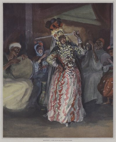 Una danzatrice Ouled Nail della Rue d