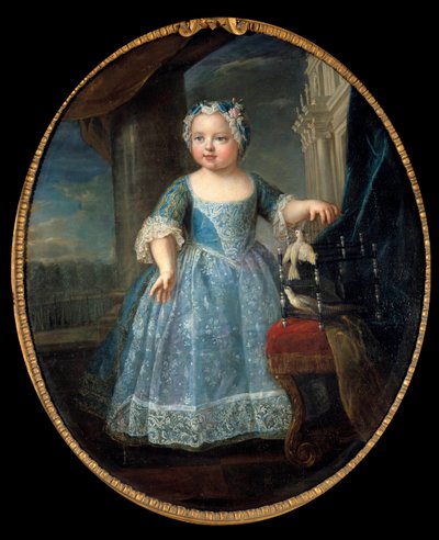 Ritratto di Louise Marie di Francia (1728-1733) detta Madame, terza figlia di Luigi XV da Pierre Gobert