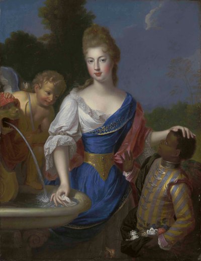 Ritratto di una signora, a tre quarti di lunghezza, tradizionalmente identificata come Louise Bernardine de Durfort, Duchessa di Duras da Pierre Gobert