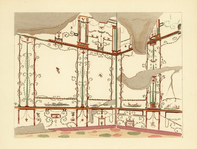 Esedra nella Casa del Centenario, Pompei da Pierre Gusman