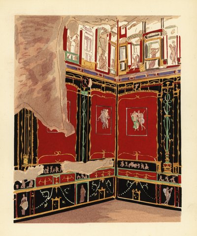 Esedra nella Casa dei Vettii, Pompei da Pierre Gusman