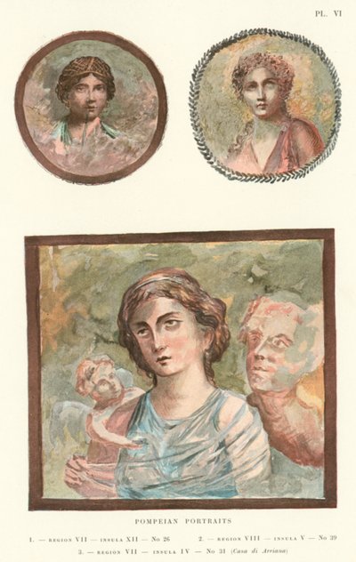 Ritratti pompeiani da Pierre Gusman
