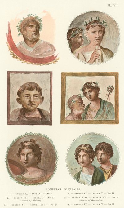 Ritratti pompeiani da Pierre Gusman