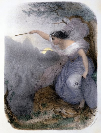 La Fée Willis - in "Les femmes mythologiques", di Mery e Foelix, ill. di G. Staal, ed. da Gouet da Pierre Gustave Eugene Staal