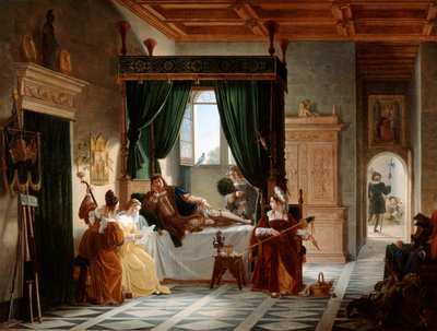 La convalescenza di Bayard, c1796-1842 da Pierre Henri Revoil
