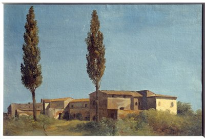 A Villa Farnese, i due pioppi da Pierre Henri de Valenciennes