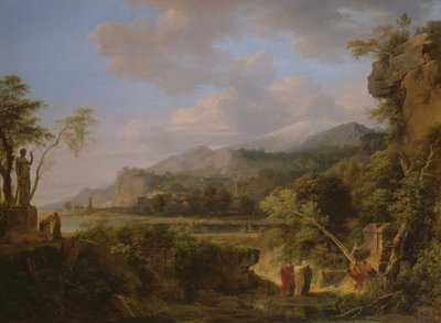 Cicerone scopre la tomba di Archimede, 1787 da Pierre Henri de Valenciennes