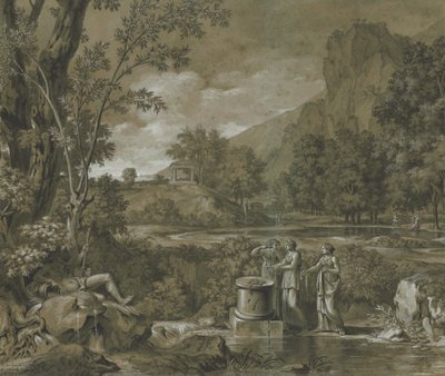 Paesaggio classico da Pierre Henri de Valenciennes