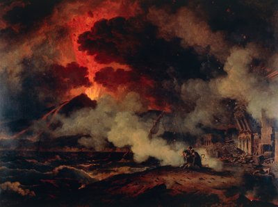 Eruzione del Vesuvio da Pierre Henri de Valenciennes
