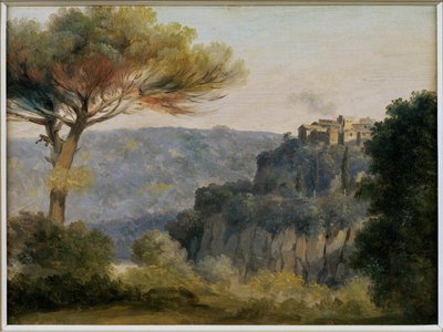 Il villaggio di Nemi - Il villaggio di Nemi ... da Pierre Henri de Valenciennes