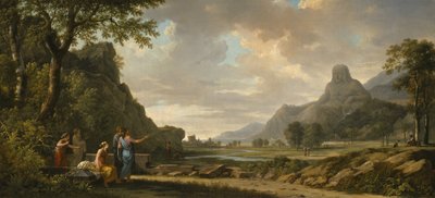 Monte Athos Scolpito come Monumento ad Alessandro Magno, 1796 da Pierre Henri de Valenciennes