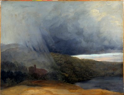 Tempesta su un lago da Pierre Henri de Valenciennes