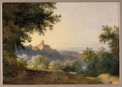 Vista di Nemi - Vista di Nemi ... da Pierre Henri de Valenciennes