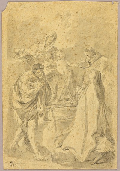 Madonna e Bambino con tre santi da Pierre Hubert Subleyras