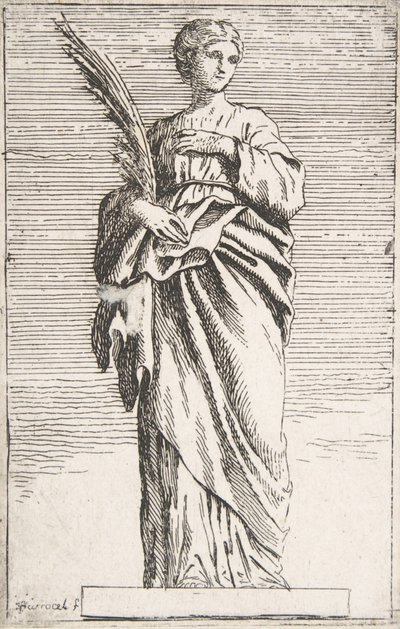 Figura femminile in piedi da Pierre Ignace Parrocel