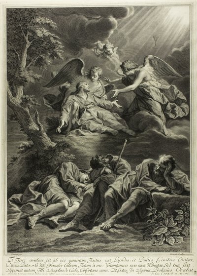 Cristo al Getsemani da Pierre Imbert Drevet