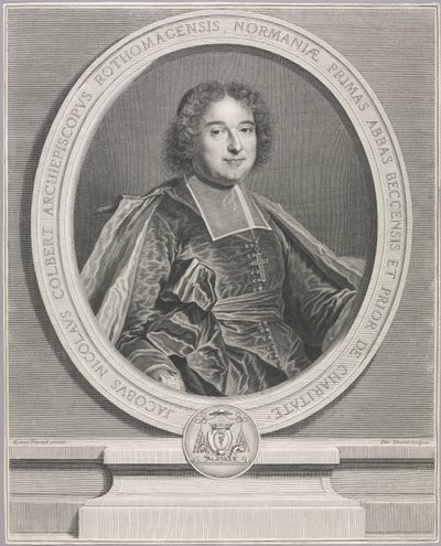 Jacques-Nicolas Colbert da Pierre Imbert Drevet