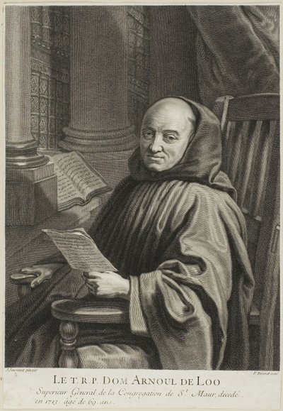 Ritratto di Padre Arnoul de Loo da Pierre Imbert Drevet