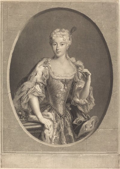 Maria Clementina Sobieska da Pierre Imbert Drevet, after Antonio David